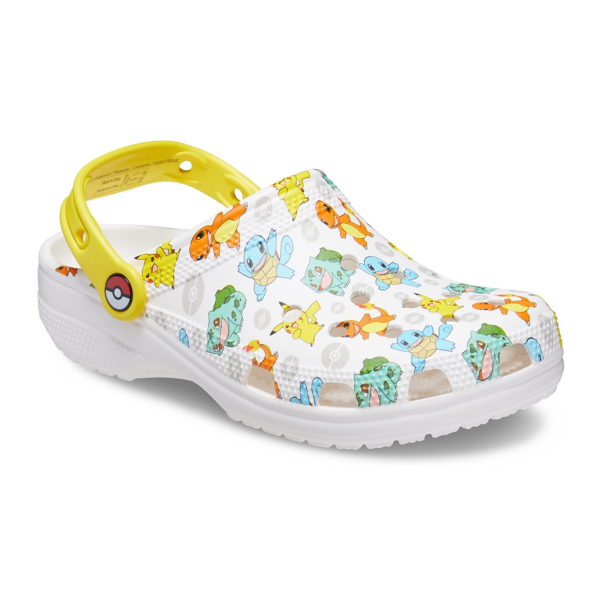 Saboti Crocs Classic Pokemon 2 Clog Alb - White/Multi - imagine 7